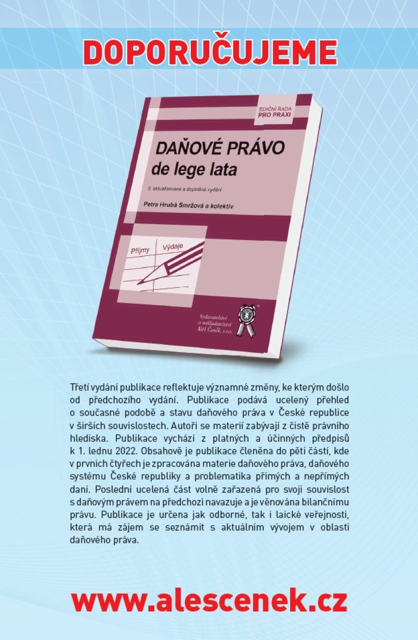 Finanční a daňové právo, 4. aktualizované a rozšířené vydání