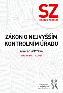 Soubor zákonů – Zákon č. 166/1993 Sb., o Nejvyšším kontrolním úřadu