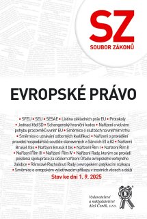 Soubor zákonů. Evropské právo - stav k 1.9.2025