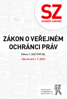 Soubor zákonů – Zákon č. 349/1999 Sb., o veřejném ochránci práv a o ochránci práv dětí