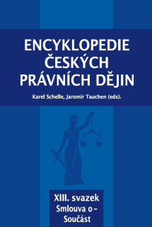 Encyklopedie českých právních dějin, XIII. svazek Smlouva o - Součást