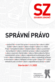 Soubor zákonů. Správní právo – stav ke dni 1. 9. 2025